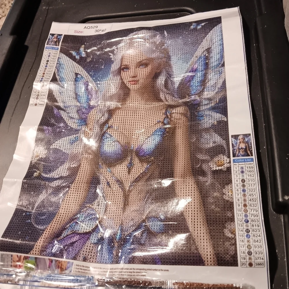 Fantasy Character Diamond Art Paint Kit 30x40 - Picture 1 of 5